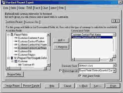 Программное обеспечение Crystal Reports фирмы