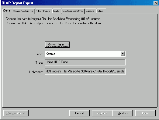 Создание OLAP отчетов