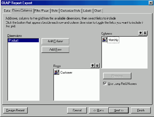 Создание OLAP отчетов