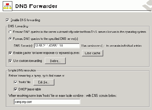��������� DNS ����������