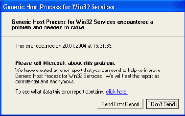 ������ Error Reporting ����������