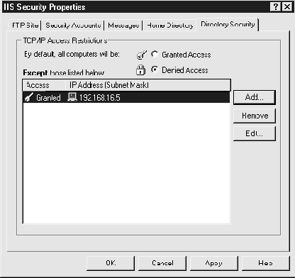 Безопасность каталога