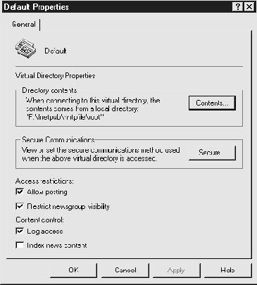 Обеспечение безопасности NNTP-сайта