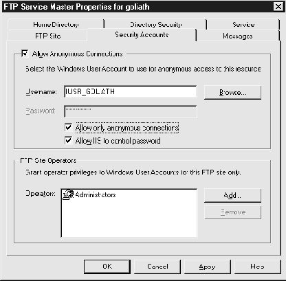 Учетные записи безопасности