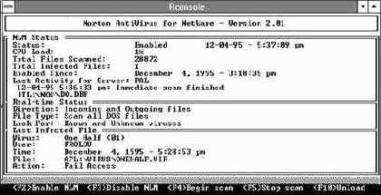 ������� ������������ ��������� ��� Novell NetWare
