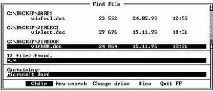 ����� � ������� ��������� File Find