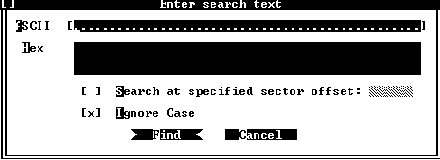 ����� � ������� ��������� DISKEDIT