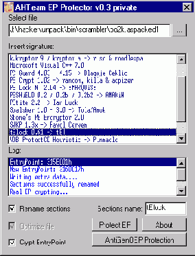 падчим файл, упакованный ASPack – замена 60h на 90h срубает антивирусы напрочь