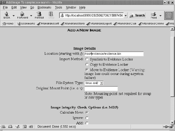 Добавление образа