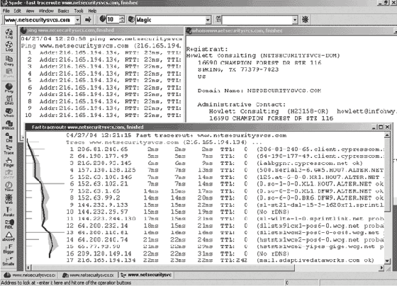 Установка и применение Sam Spade for Windows