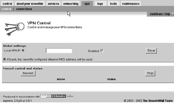 Создание виртуальной собственной сети с помощью межсетевого экрана SmoothWall