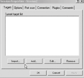 Создание профиля сеанса
