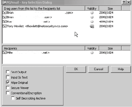 Применение PGP