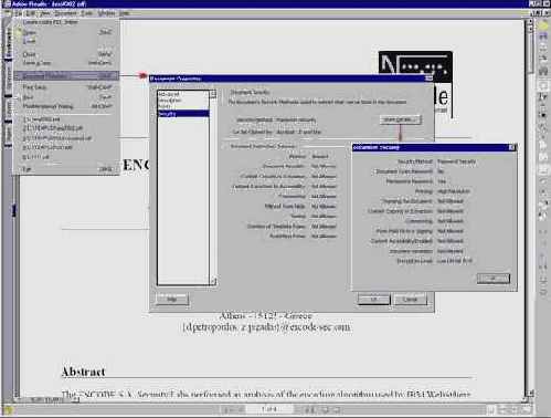 различные схемы защиты электронных книг, основанных на pdf-формате