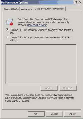 ���������������� DEP