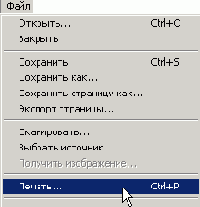 печать) - при необходимости