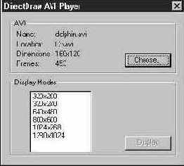 Класс AviPlayWin
