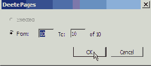 Удаление страницы