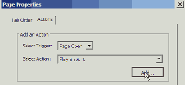 Добавление звука
