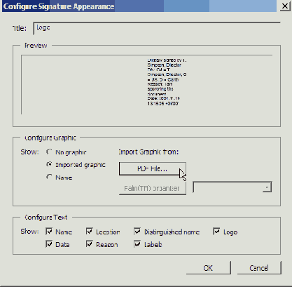 Добавление изображения в цифровую подпись
