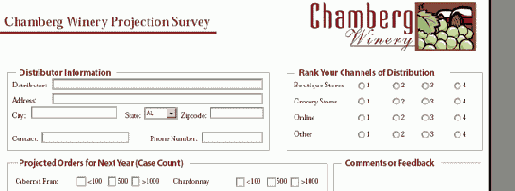 Импортирование данных форм