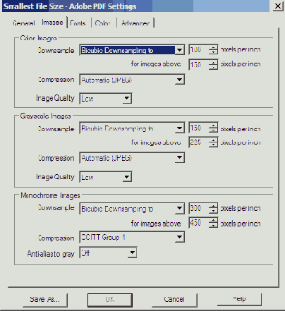 ��������� �������� Adobe PDF
