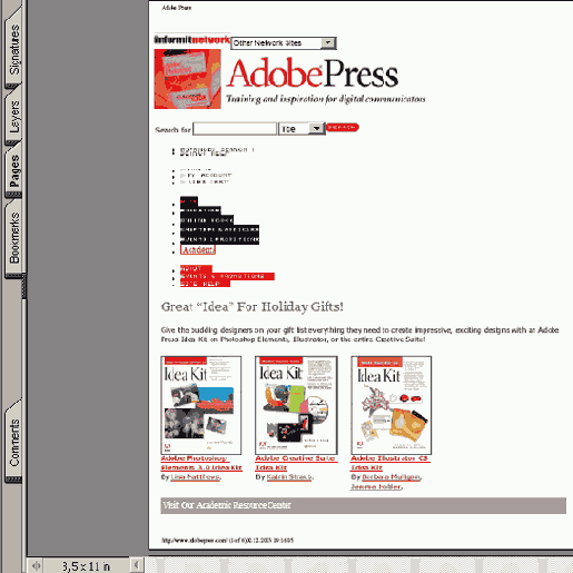 Удаление преобразованной Web-странииы