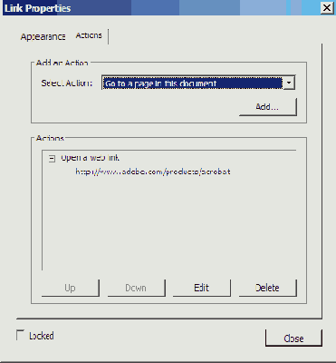 Установка ссылки на Web-сайт