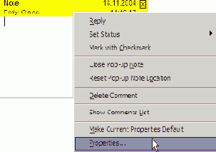Замена имени автора комментариев