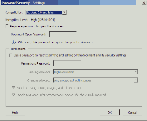 Защита паролями