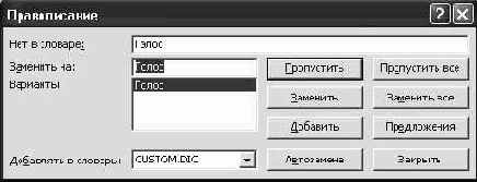Проверка правописания и стили презентации