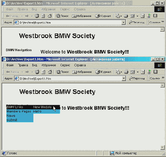 ���������� ���������� ���� �� Web-��������