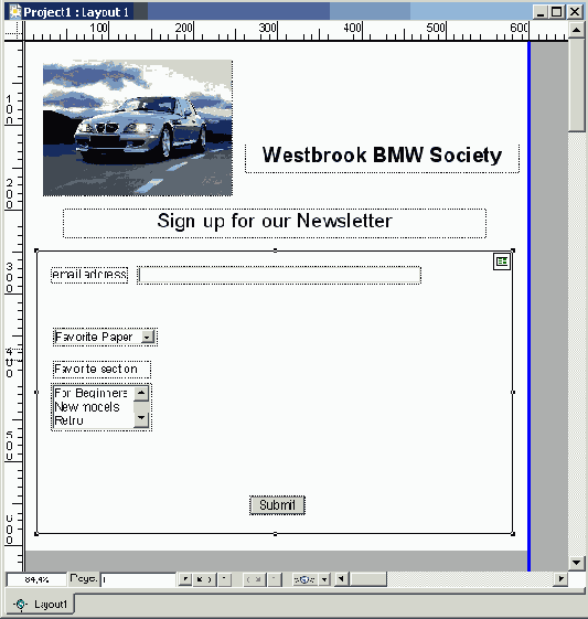 ����������� Pop-Up Menu � List Box