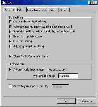 Меню «Инструменты»