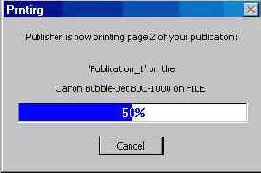 Печать в Microsoft Publisher