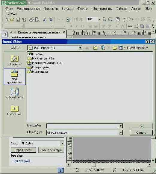 ��������� �1 Microsoft Publisher (II)