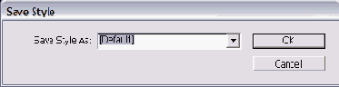 ���������� ���� Save Style �������������