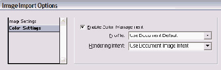 ���������� ���� Image Import Options ��� ������ TIFF � PSD