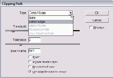���������� ���� Clipping Path