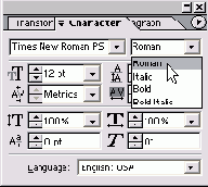 ������������� ������� Character