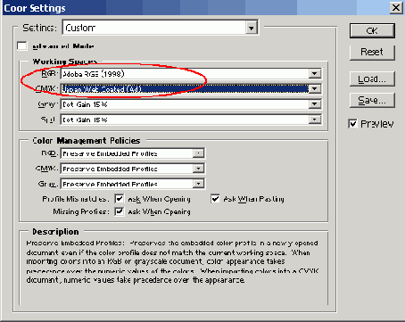 ��������� ���������� ������ � ��������� Photoshop