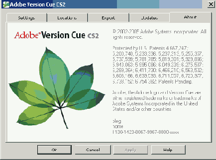 ������ � ���������� Version Cue