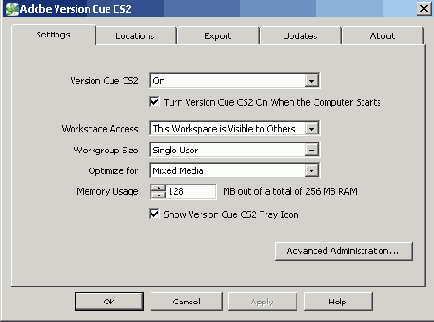 ������ � ���������� Version Cue
