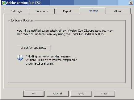 ������ � ���������� Version Cue