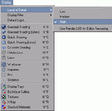 Варианты проекций камеры в окне проекции