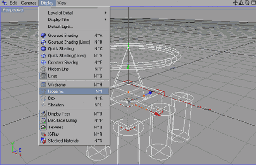 Режим отображения в виде изобат