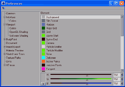 Задайте цвета для элементов окна