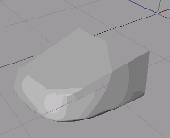 Бампер созданный методом Sweep