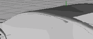 Боковые стекла создаются с помощью инструмента Loft