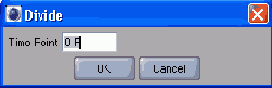 Диалоговое окно Divide